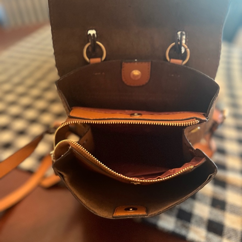 Mcm Brown Monogram Leather Backpack - image 3
